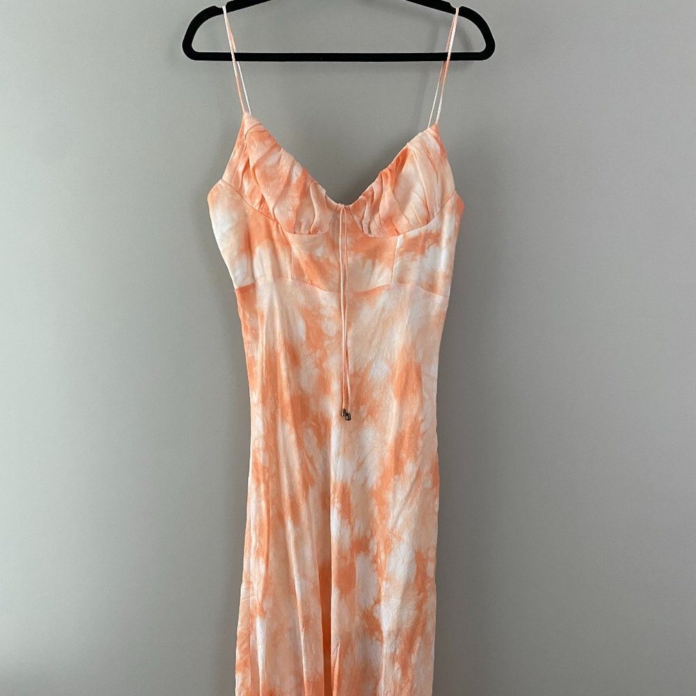 PETAL & PUP MIDI DRESS ORANGE NWT
